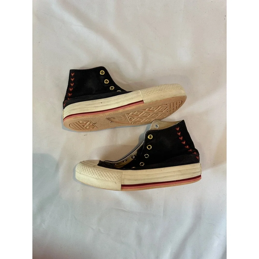 Converse Chuck Taylor All Star High Top‎ Platform Sneakers Kids Size 3